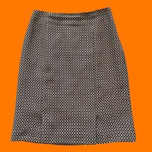 90's vintage groovy brown minimalist knee length skirt Size 4 coppolas